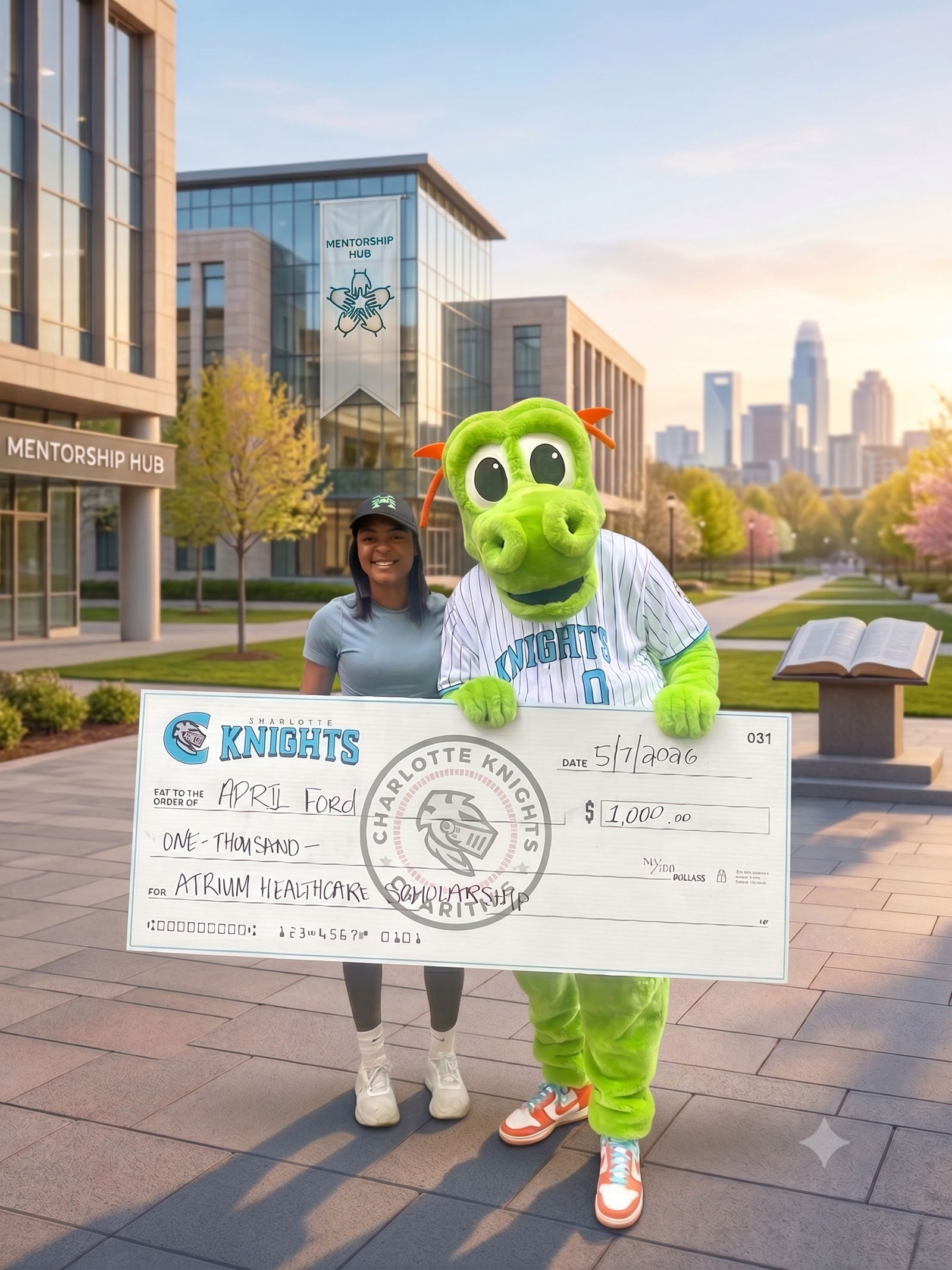 April Ford — Charlotte Knights Atrium Healthcare Scholarship
